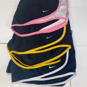 3 Nike dry fit shorts